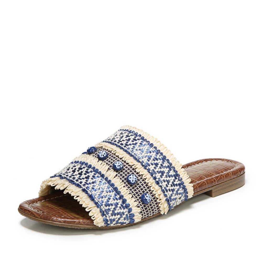 New Sam Edelman | Brandon Raffia Slide